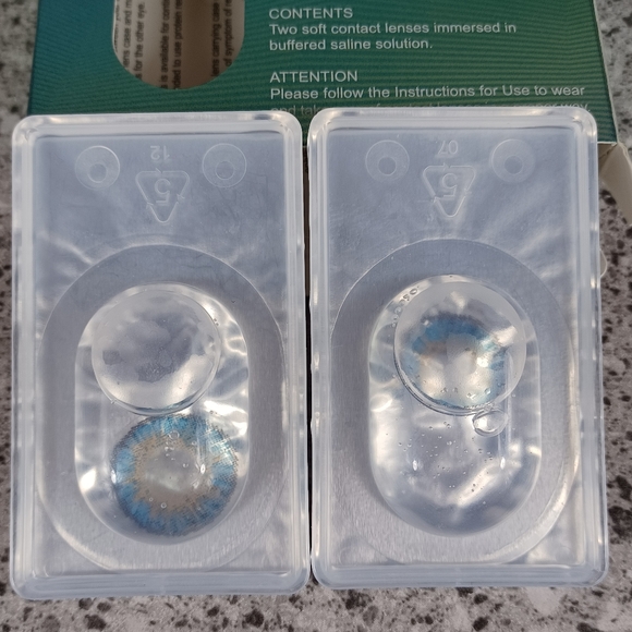 Blue - Color Eye Wear Lenses - Costume Enhancements - Picture 4 of 5